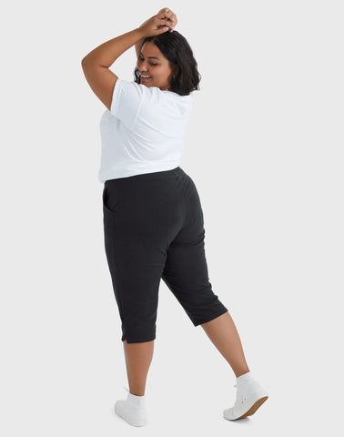 Hanes Just My Size Women's French Terry Capris, 19(Plus Size)