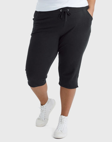 Hanes Just My Size Women's French Terry Capris, 19(Plus Size)