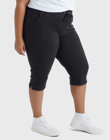 Hanes Just My Size Women's French Terry Capris, 19(Plus Size)