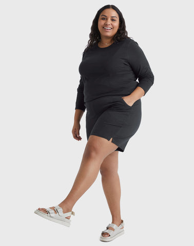 Hanes Just My Size Women's Cotton Jersey Pull-On Shorts, 7(Plus Size)