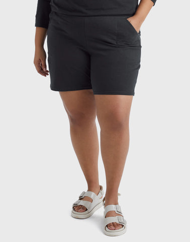 Hanes Just My Size Women's Cotton Jersey Pull-On Shorts, 7(Plus Size)