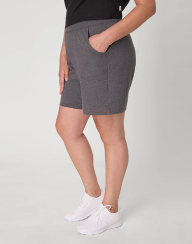 Hanes Just My Size Women's Cotton Jersey Pull-On Shorts, 7(Plus Size)