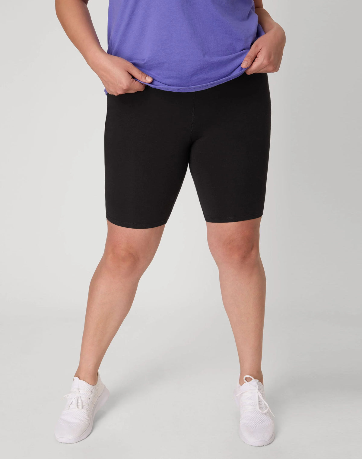 Hanes Just My Size Women's Stretch Jersey Bike Shorts, 9(Plus Size)