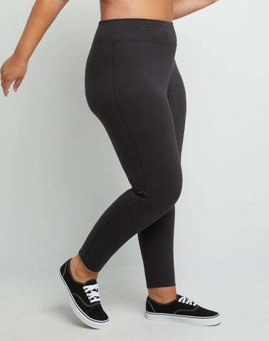 Hanes Just My Size Women's Stretch Jersey Leggings, 25.5(Plus Size)