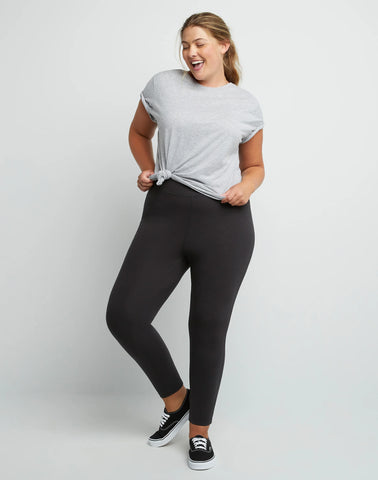Hanes Just My Size Women's Stretch Jersey Leggings, 25.5(Plus Size)