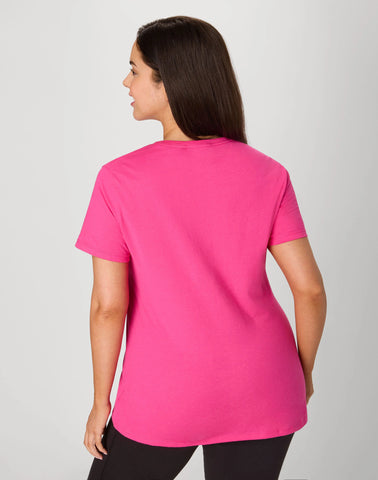 Hanes Just My Size Women’s Cotton Crewneck T-Shirt (Plus Size)