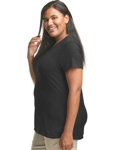 Hanes Just My Size Women’s Cotton Crewneck T-Shirt (Plus Size)
