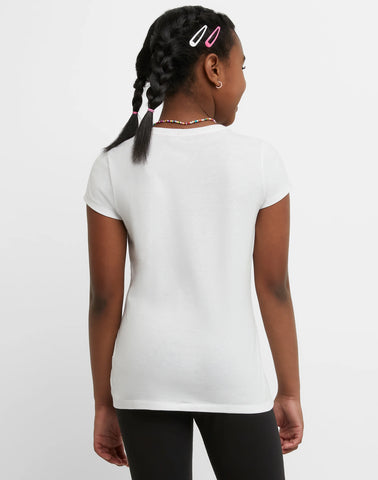 Hanes Essentials Girls' Cotton T-Shirt, 2-Pack