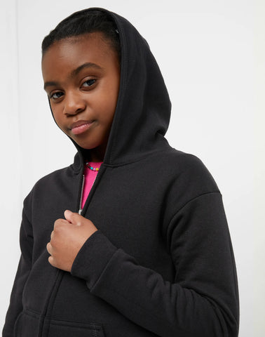 Hanes EcoSmart Girls' Full-Zip Hoodie