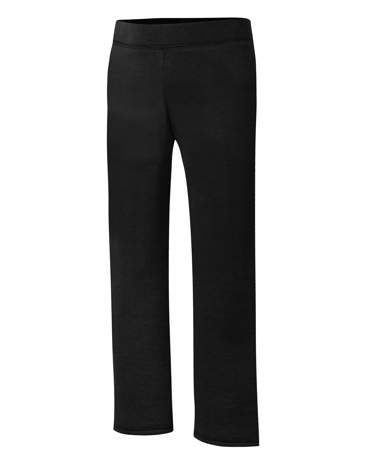 Hanes EcoSmart Girls' Fleece Sweatpants, Open Leg