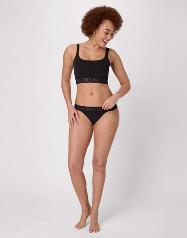 Hanes Originals Women's Underwear Thongs, 2-Pack, Cotton-Stretch