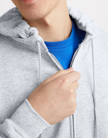 Hanes EcoSmart Unisex Full-Zip Fleece Hoodie