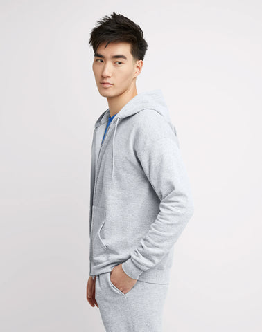 Hanes EcoSmart Unisex Full-Zip Fleece Hoodie