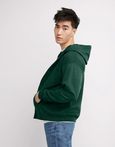 Hanes EcoSmart Unisex Full-Zip Fleece Hoodie