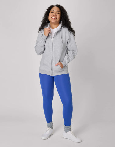 Hanes EcoSmart Unisex Full-Zip Fleece Hoodie