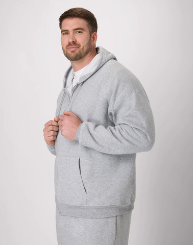 Hanes EcoSmart Unisex Full-Zip Fleece Hoodie