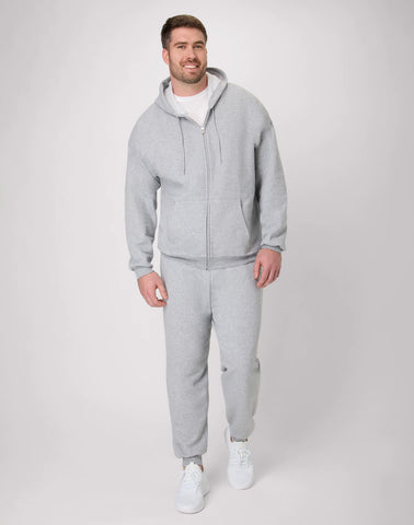 Hanes EcoSmart Unisex Full-Zip Fleece Hoodie