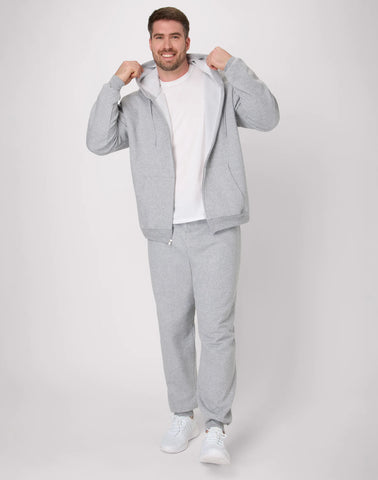 Hanes EcoSmart Unisex Full-Zip Fleece Hoodie