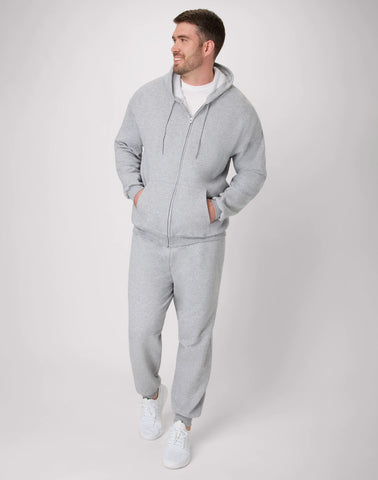 Hanes EcoSmart Unisex Full-Zip Fleece Hoodie