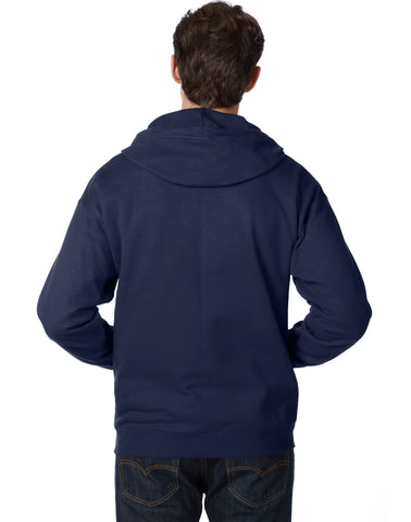 Hanes EcoSmart Unisex Full-Zip Fleece Hoodie