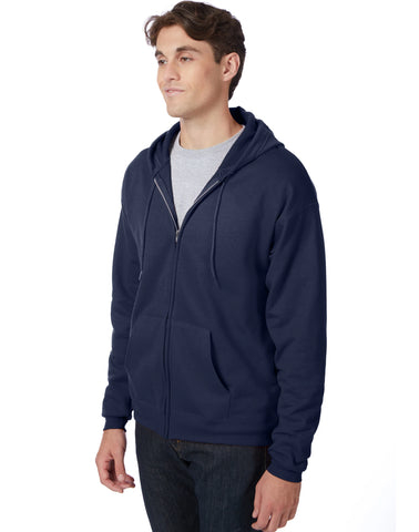 Hanes EcoSmart Unisex Full-Zip Fleece Hoodie