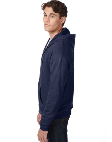 Hanes EcoSmart Unisex Full-Zip Fleece Hoodie