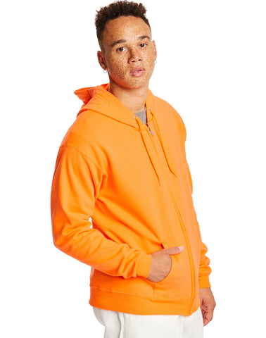 Hanes EcoSmart Unisex Full-Zip Fleece Hoodie