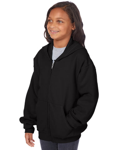 Hanes EcoSmart Kids' Full-Zip Hooded Jacket