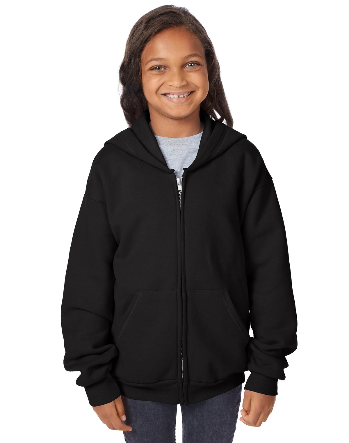 Hanes EcoSmart Kids' Full-Zip Hooded Jacket