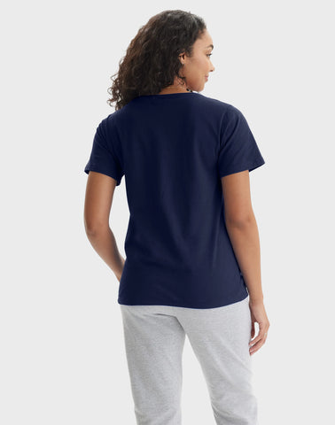 Hanes Perfect-T Women's V-Neck Cotton T-Shirt