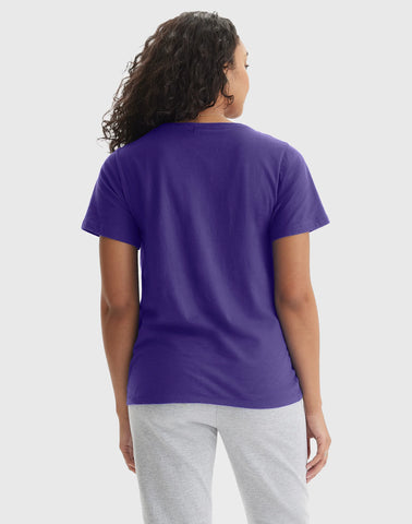 Hanes Perfect-T Women's V-Neck Cotton T-Shirt