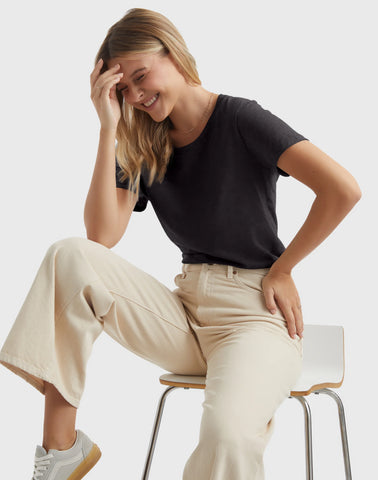 Hanes Perfect-T Women's Cotton Crewneck T-Shirt