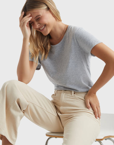 Hanes Perfect-T Women's Cotton Crewneck T-Shirt