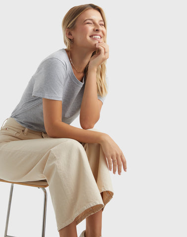 Hanes Perfect-T Women's Cotton Crewneck T-Shirt