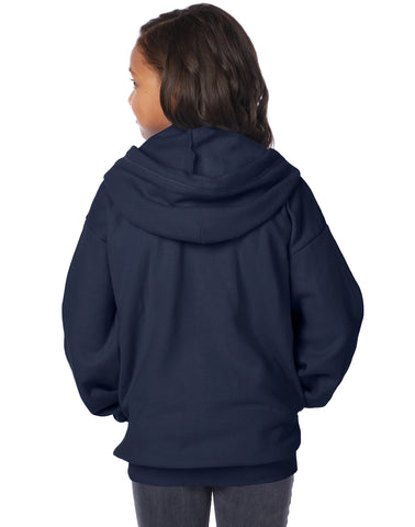 Hanes EcoSmart Kids' Full-Zip Fleece Hoodie