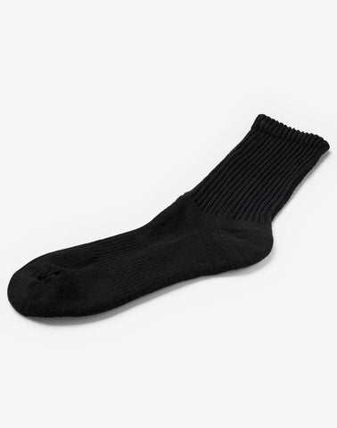 Hanes Unisex Plain Black Socks Pack, 6 Pairs, Crew Socks