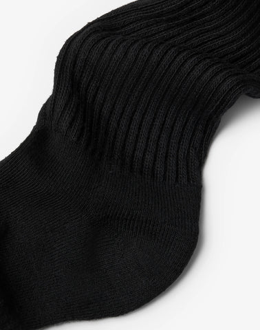 Hanes Unisex Plain Black Socks Pack, 6 Pairs, Crew Socks