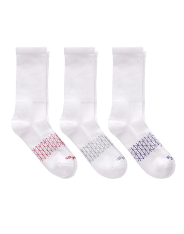 Hanes Absolute Active Men’s Cushioned Crew Socks, Shoe Sizes 6-12, 3-Pairs