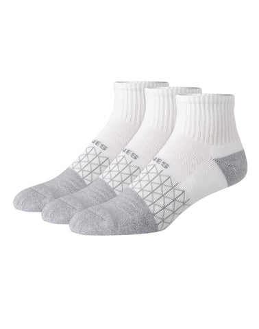 Hanes Absolute Active Men’s Cushioned Ankle Socks, Shoe Sizes 6- 12, 3-Pairs