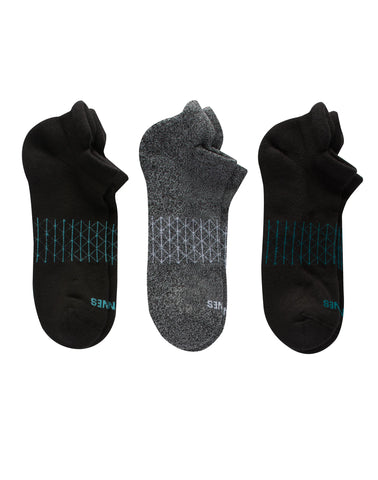 Hanes Absolute Active Men’s Cushioned Heel Shield Socks, Shoe Sizes 6-12, 3-Pairs
