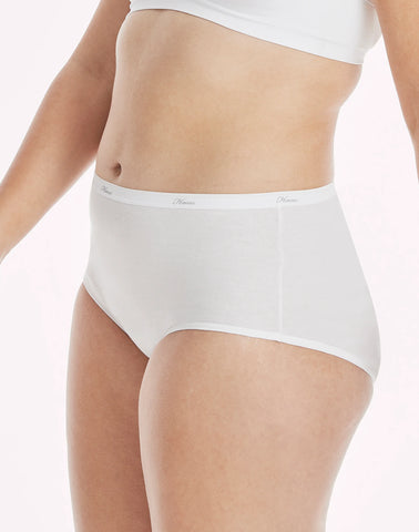 Hanes Women's Breathable Cotton Brief Underwear, White or Assorted, 10-Pack