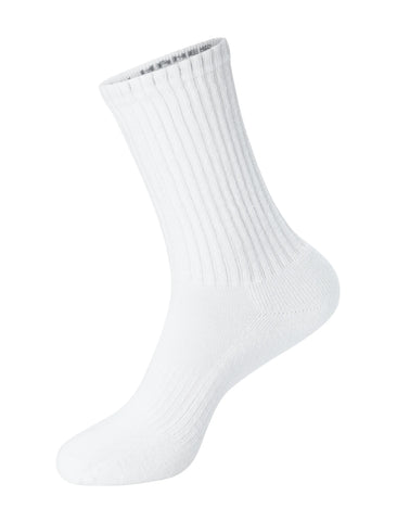Hanes Unisex Plain White Socks Pack, 6 Pairs, Crew Socks