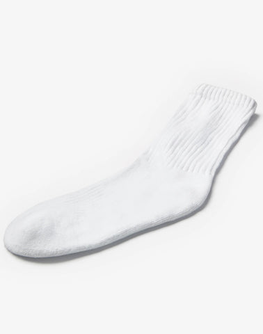 Hanes Unisex Plain White Socks Pack, 6 Pairs, Crew Socks