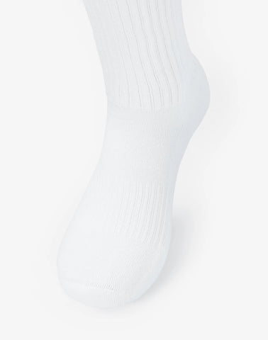 Hanes Unisex Plain White Socks Pack, 6 Pairs, Crew Socks