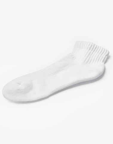 Hanes Unisex Plain White Socks Pack, 6 Pairs, Ankle Socks