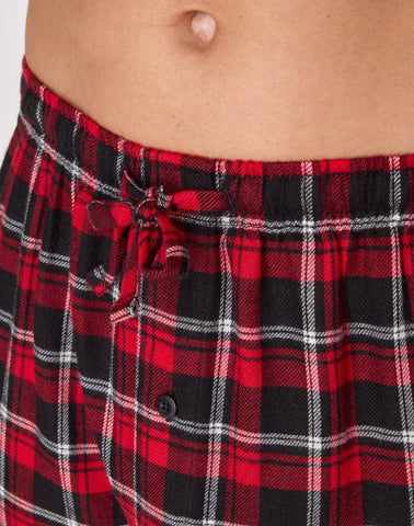 Hanes Men's Flannel Pajama Set, Button Down