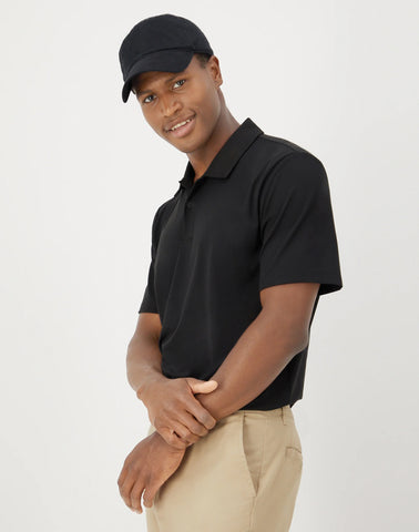 Hanes Moves Men's Short Sleeve Performance Polo