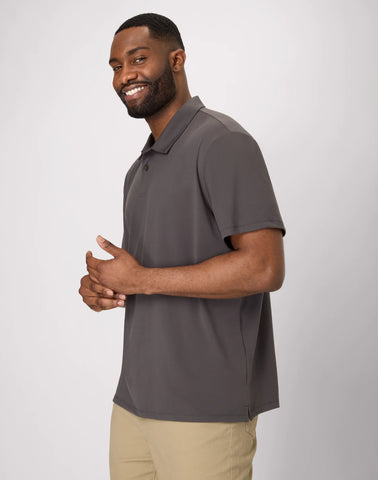 Hanes Moves Men's Short Sleeve Performance Polo