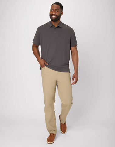 Hanes Moves Men's Short Sleeve Performance Polo