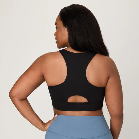 Hanes Moves Women's Crop Sports Bra, Racerback